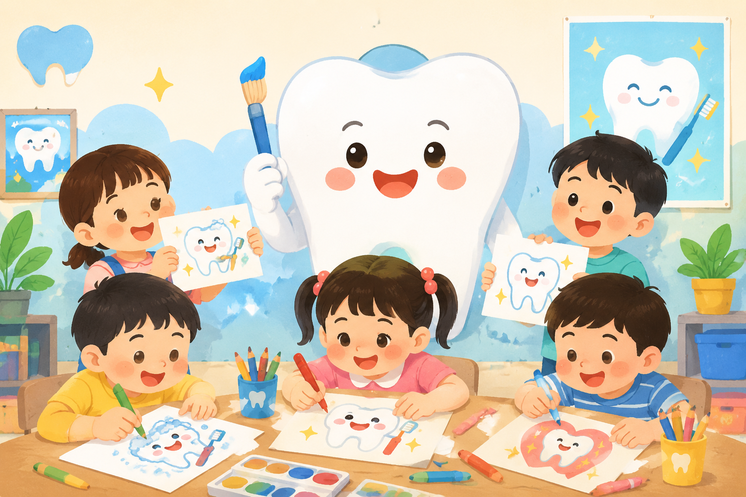 “护牙向未来”少儿绘画手抄报征集活动