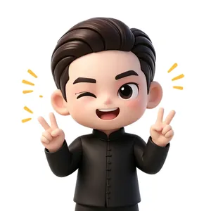 梅博士表情包 · 剪刀手