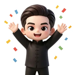 梅博士表情包 · 欢呼