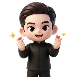 梅博士表情包 · 比心